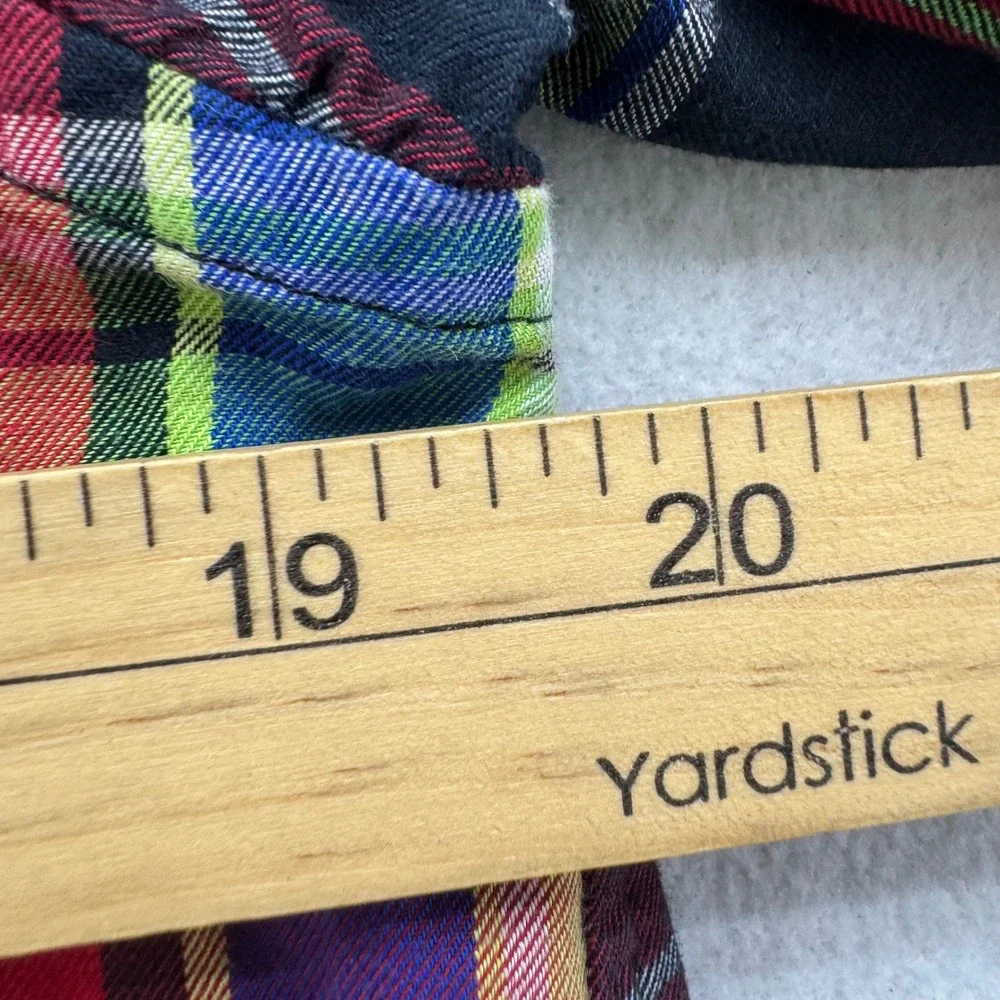 Ralph Lauren Boys XL Red Plaid Button Down Shirt Pony Logo Cotton Preppy Classic
